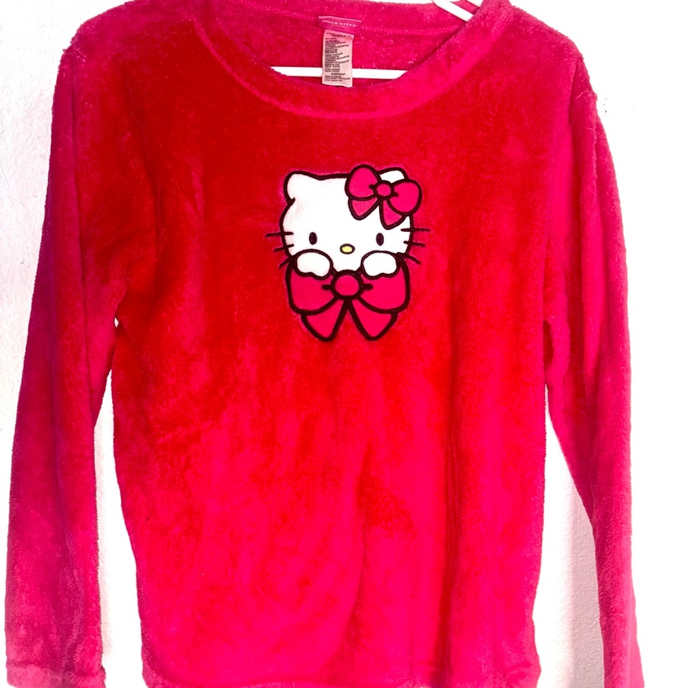 Hello Kitty Pink Fleece Kids Top